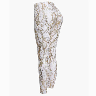 Legging Serpent Blanc